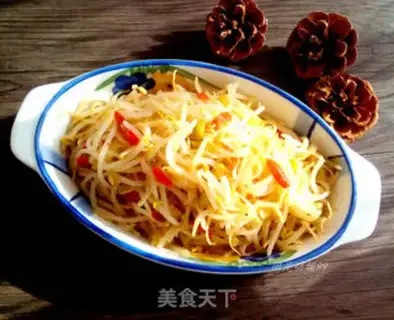 Make Sour green bean sprouts step 7