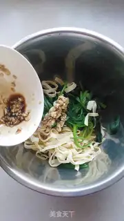 Make A spinach with beans step 2