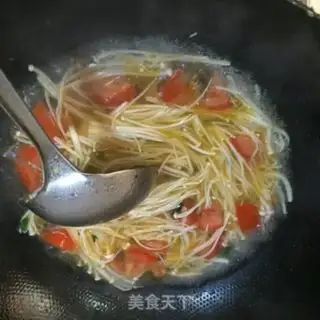 Make Bones, tomatoes, golden mushrooms step 4