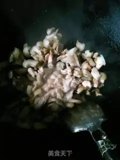 Make Dry the fried meat step 2