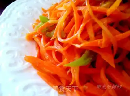 Make Spicy carrots step 9