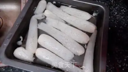 Make Old hen stewed the bamboo step 9