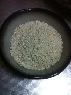 Make Chestnuts feed porridge step 1