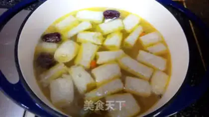 Make Old hen stewed the bamboo step 13