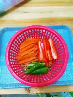 Make Spilled potatoes step 1