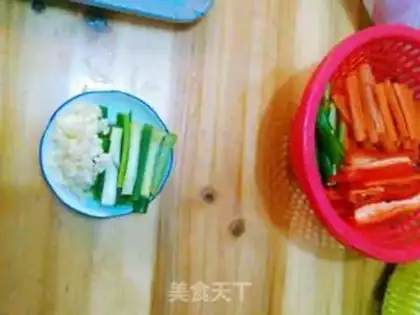 Make Spilled potatoes step 2