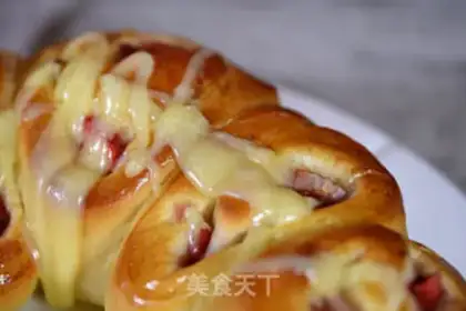 Make Sweet cheese strawberry rolls step 13