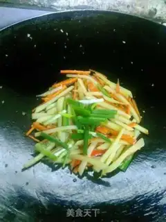 Make Spilled potatoes step 9