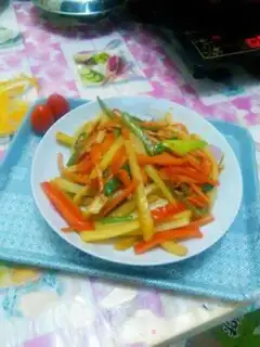 Make Spilled potatoes step 10
