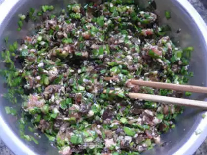 Make The pickles, the black-muck dumplings step 8