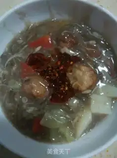 Make Meatball spicy soup step 5