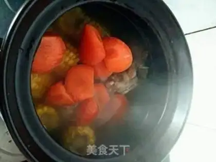 Make Carrot corn soup step 11