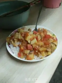 Make Potato-covered tomatoes step 0