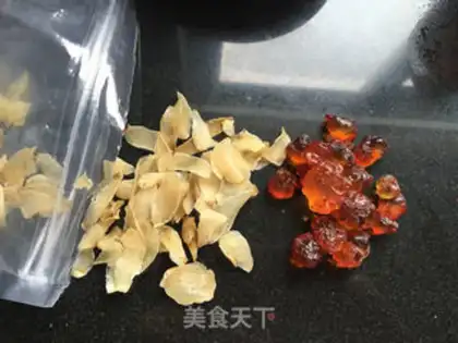 Make Peach gel lilies step 0