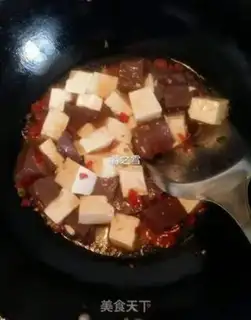 Make Spicy duck tofu step 3
