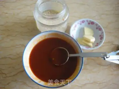 Make Red oil squid step 2