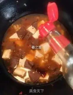 Make Spicy duck tofu step 4