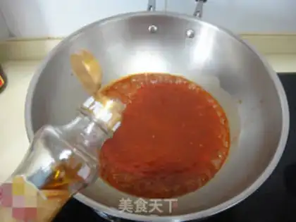 Make Red oil squid step 5