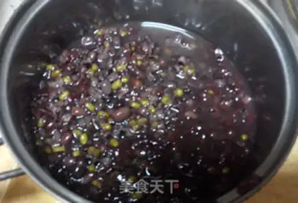 Make Red bean rice step 2
