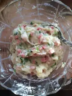 Make Shrimp cheese and potatoes step 5