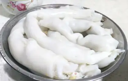 Make Pig intestines step 7