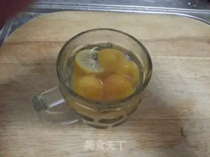 Make Lemon honey and orange tea step 3