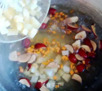 Make Red-tree omelet oatmeal step 4