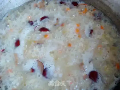 Make Red-tree omelet oatmeal step 6