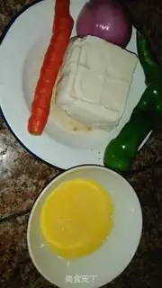 Make Five colours for tofu step 0