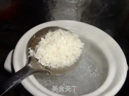 Make Rice grapes and porridge step 2