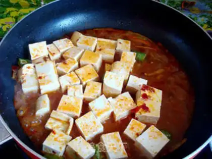 Make Spicy tofu step 6
