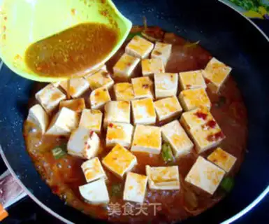 Make Spicy tofu step 7