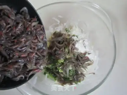Make Shrimp radish step 2