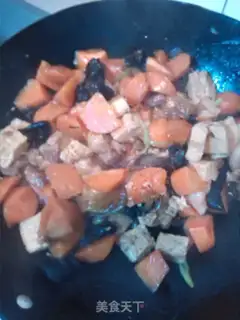 Make Carrot sauce, frozen tofu step 8