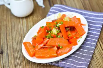 Make Weenie carrots step 5