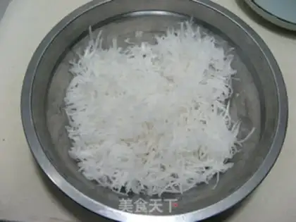 Make White radish oil tofu step 3