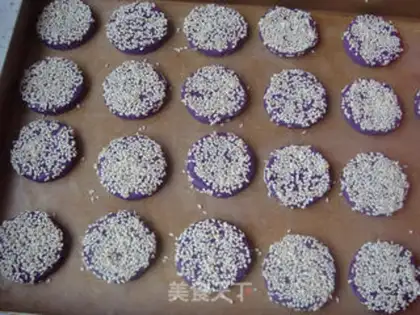 Make Potato sesame cake step 10