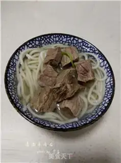 Make Fresh beef noodles step 10
