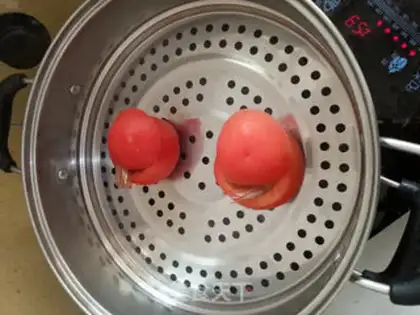Make Tea, shrimp, tomato step 7