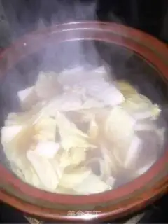 Make A cabbage fan step 2