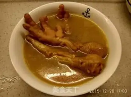 Make Maybe peanut chicken foot soup step 6