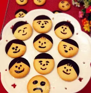 Make Chocolate dollhead cookies step 19