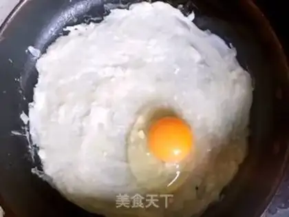 Make Egg waffles step 1