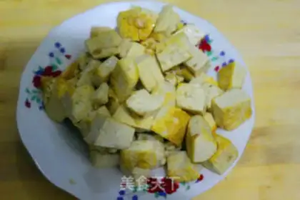 Make Garlic tofu step 2