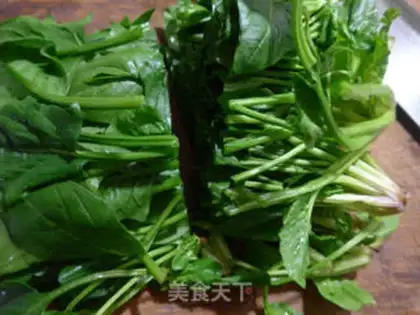 Make Cows, spinach step 2