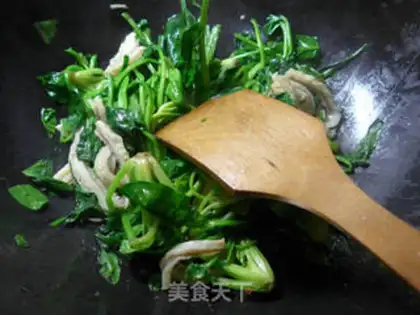 Make Cows, spinach step 3