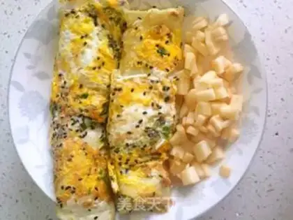 Make Egg waffles step 4