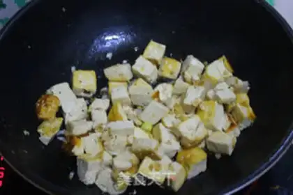 Make Garlic tofu step 5