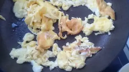 Make Fry pancakes box step 2