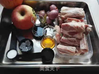 Make Apple stew ribs step 0